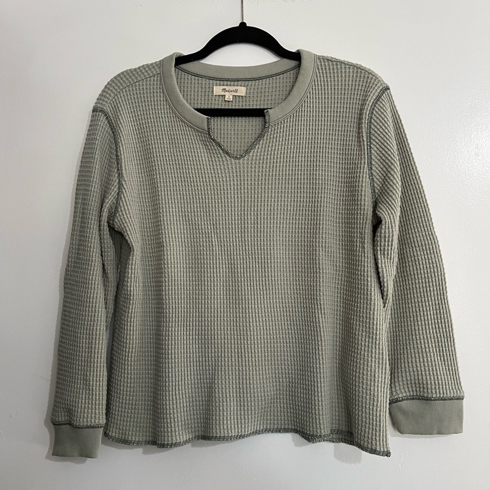 Madewell waffle, long sleeve